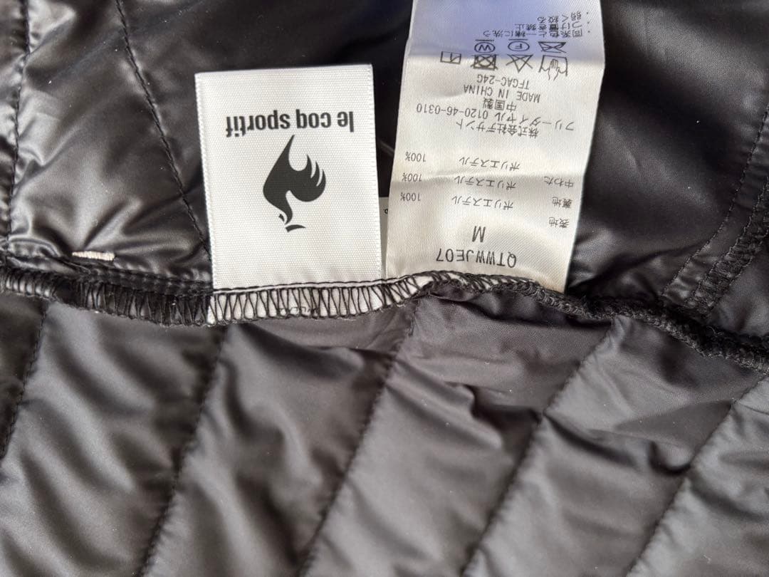 LE COQ SPORTIF ベストとスカートセット M ブラック