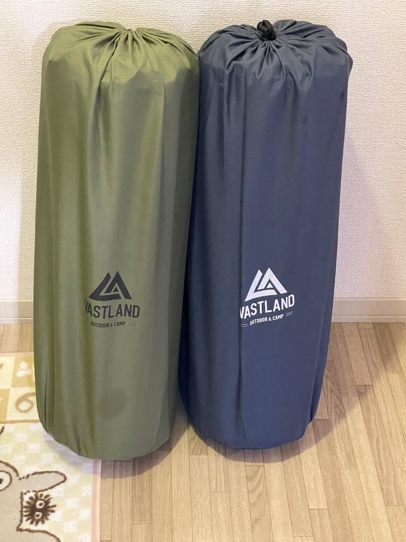 VASTLAND スリーピングマット オリーブ・ネイビー2枚セットで！