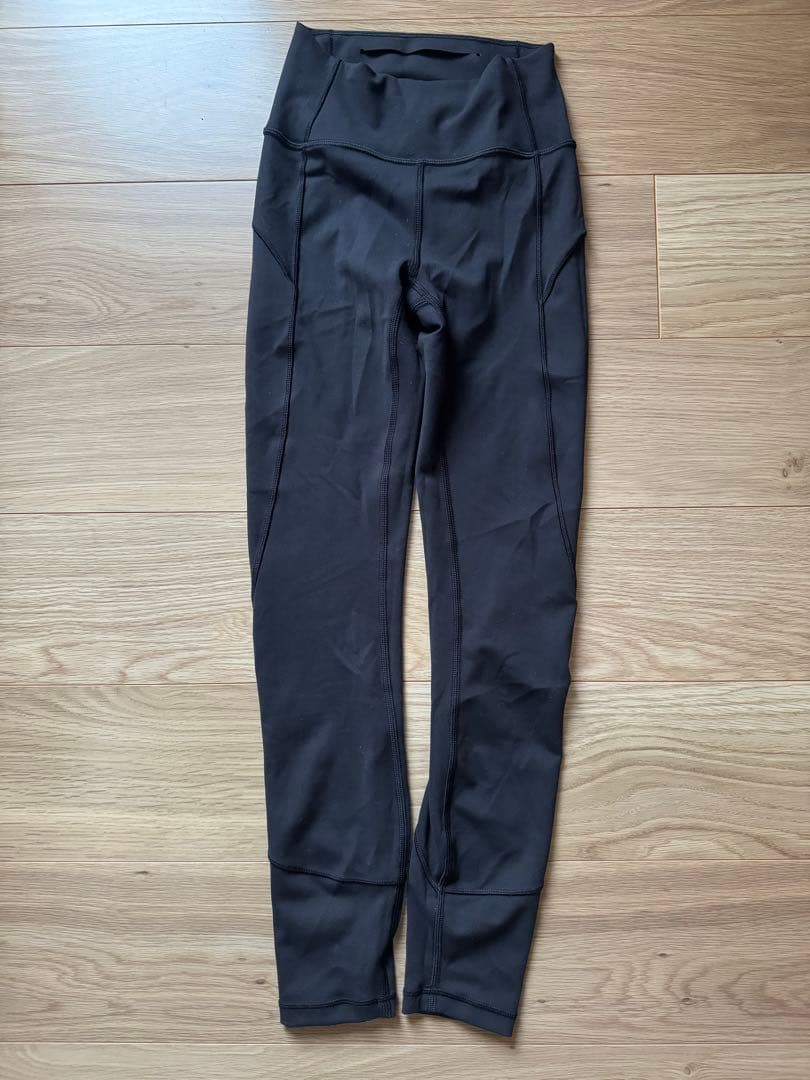 【 ルルレモン lululemon 】 レギンス ブラック サイズ2 匿名配送