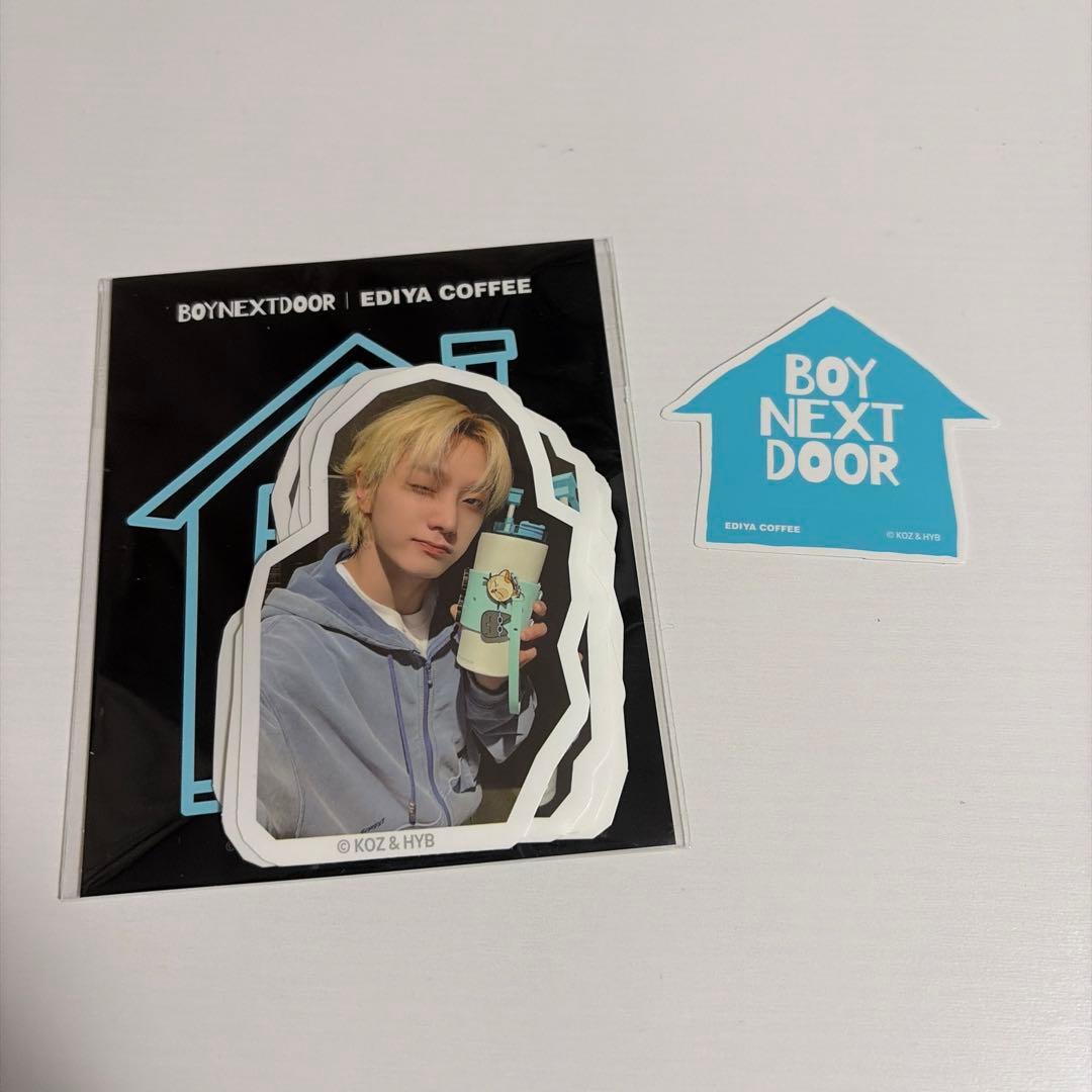 BOYNEXTDOOR×EDIYA COFFEE タンブラーとスリーブセット