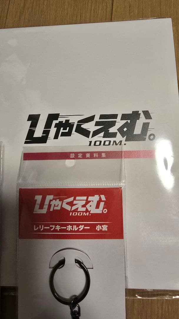 ひゃくえむ　設定資料集、レリーフキーホルダーセット