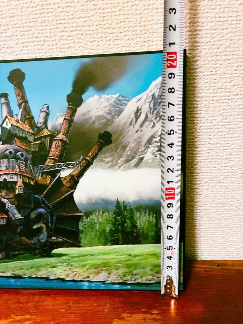 ジ*ン様 スタジオジブリ公式 ハウルの動く城 木製　壁掛けアートパネル インテリ