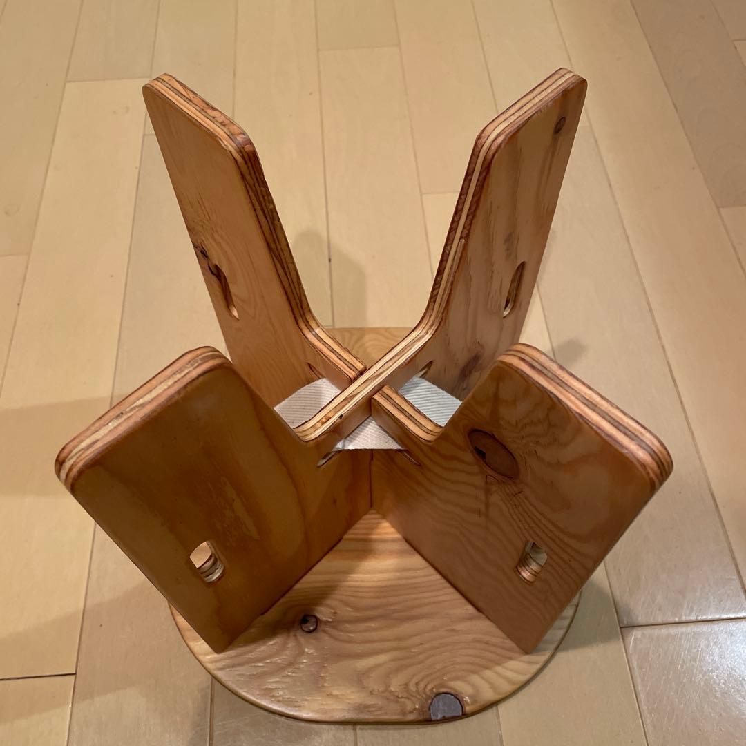 2脚セット 新品 塗装済 YOKA / PANEL STOOL ヨカ ①②
