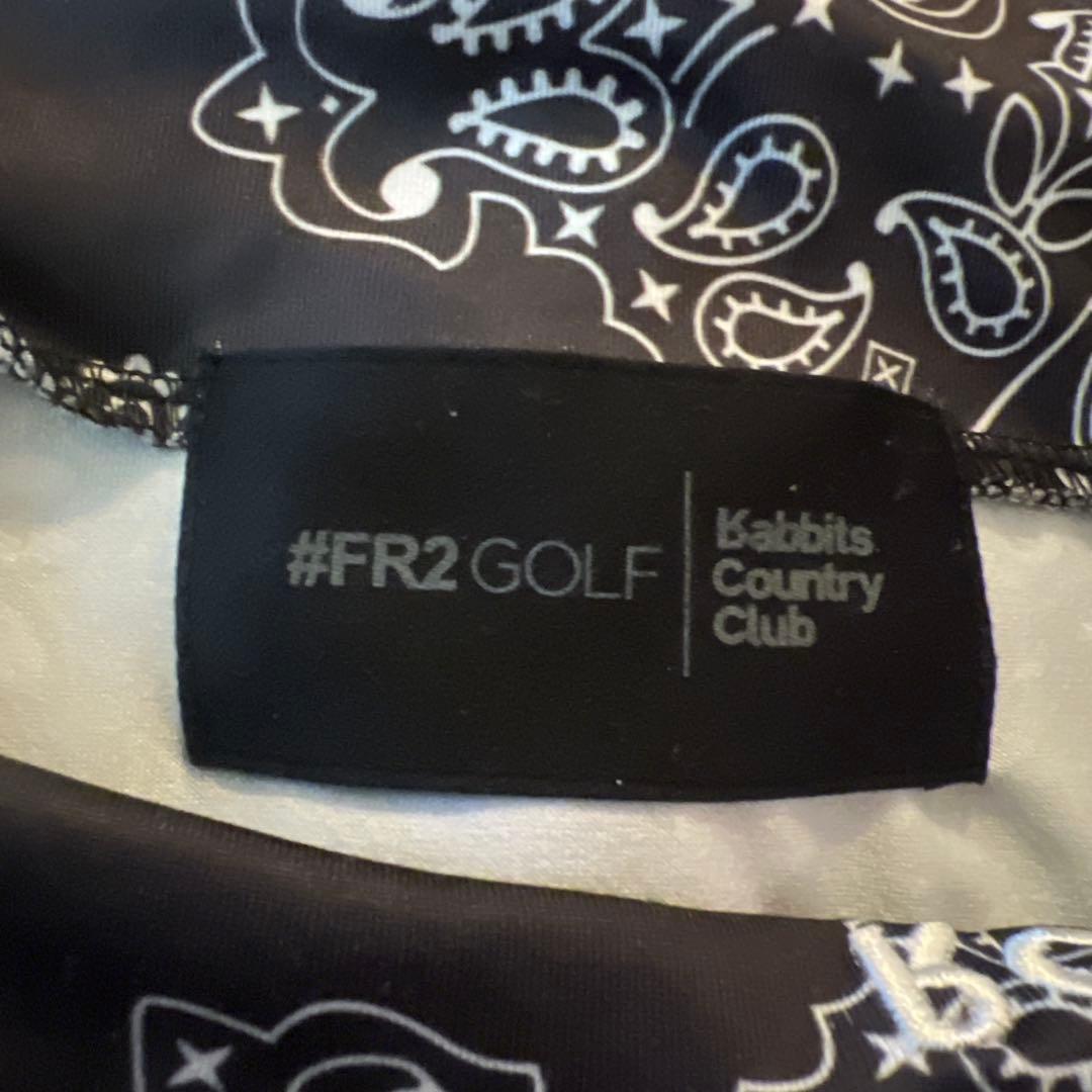 fr2ゴルフ Babbits Country Club バンダナ柄シャツ