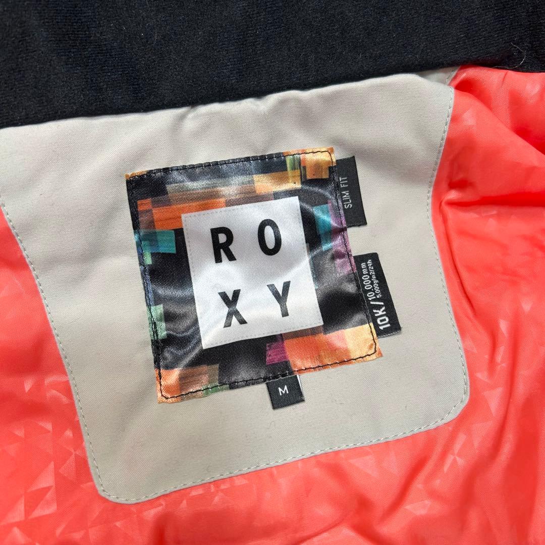 未使用級 ROXY ロキシー スキーウェア スノーボードウェア セットアップ 白