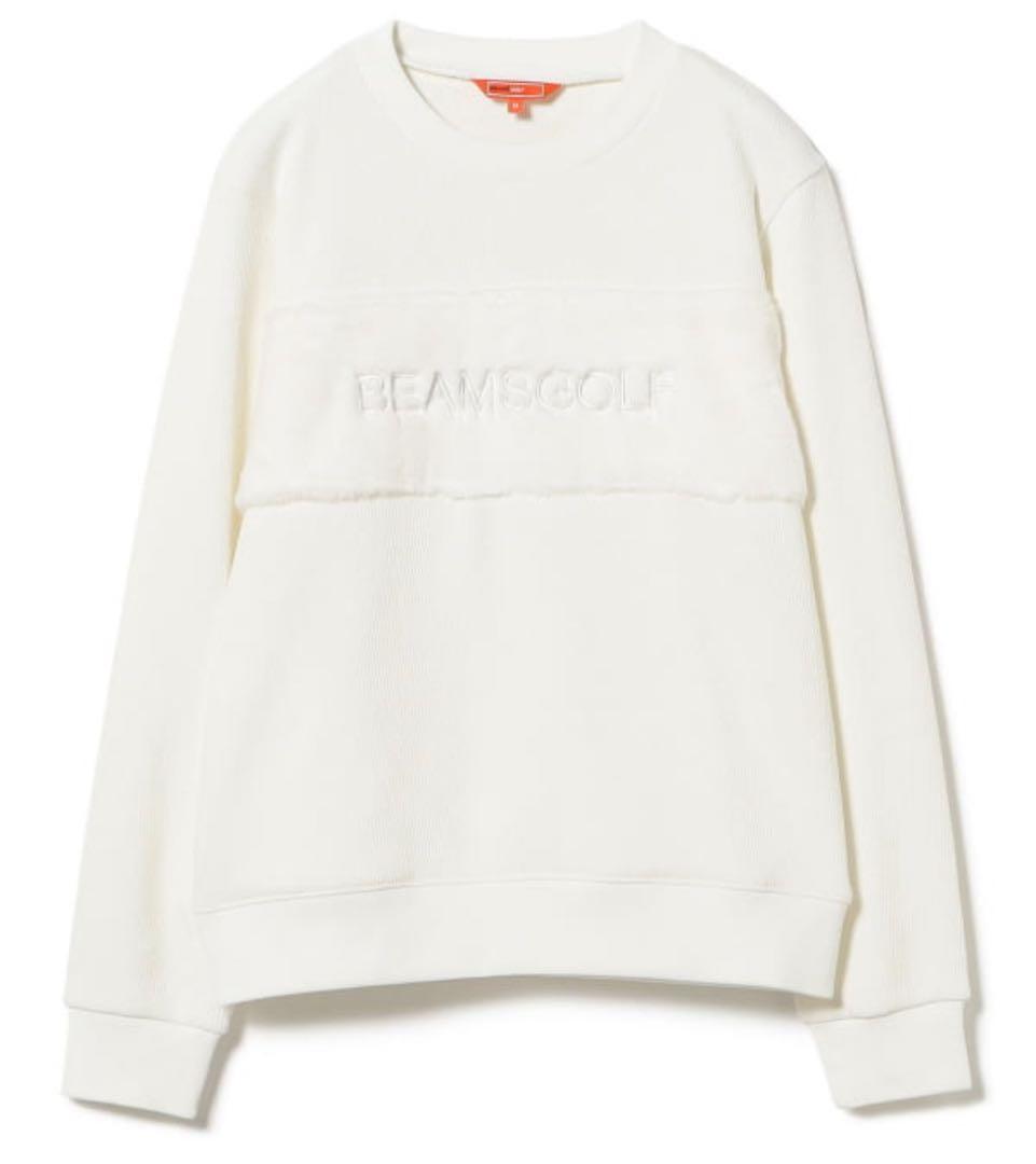 ORANGE LABEL / フェイクファー コンビ プルオーバー．