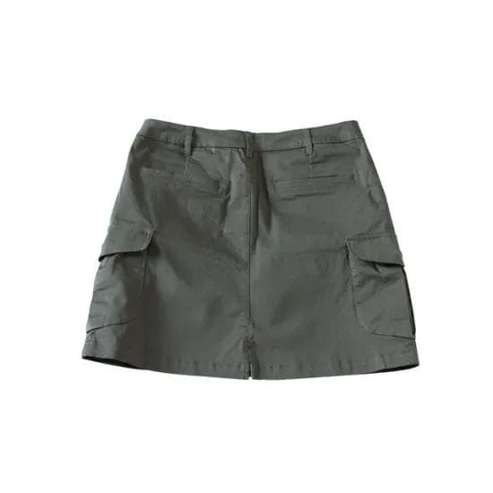 新品タグ付 DOCUS 上下セットアップ ホワイト×カーキ レディース