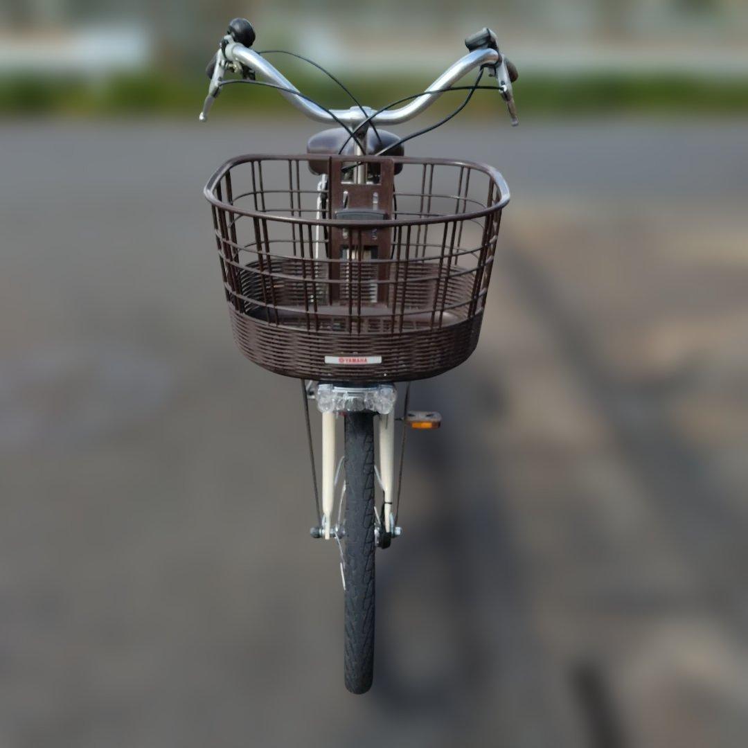 [857]送料無料 ヤマハ PAS SION U 電動自転車 大容量BT付き！