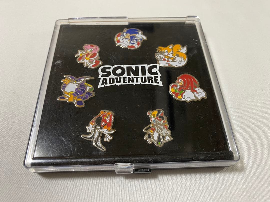 ソニックアドベンチャー ピンバッジセット SEGA 当時物 公式 SONIC