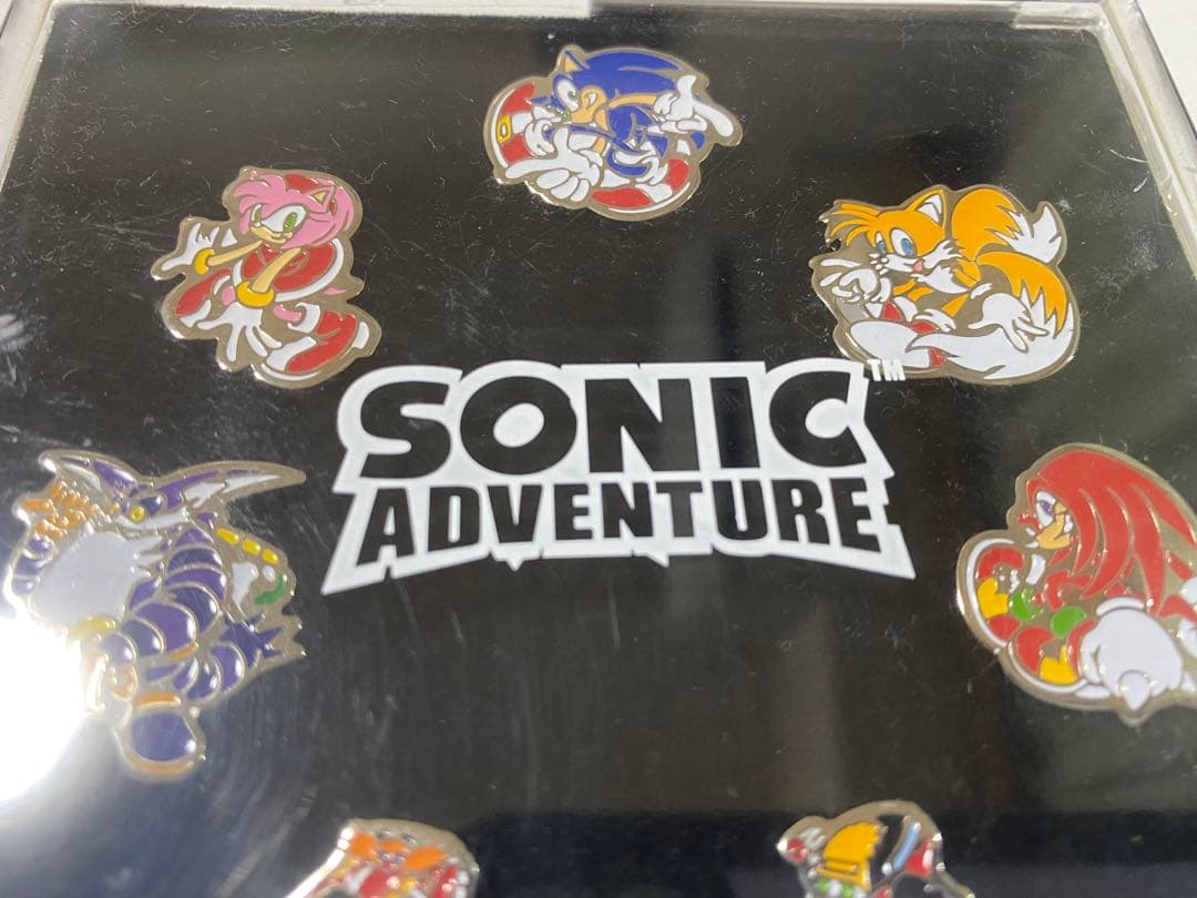 ソニックアドベンチャー ピンバッジセット SEGA 当時物 公式 SONIC