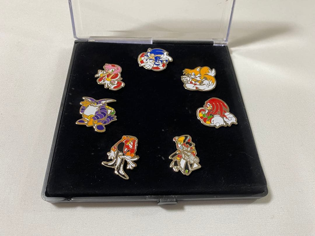 ソニックアドベンチャー ピンバッジセット SEGA 当時物 公式 SONIC