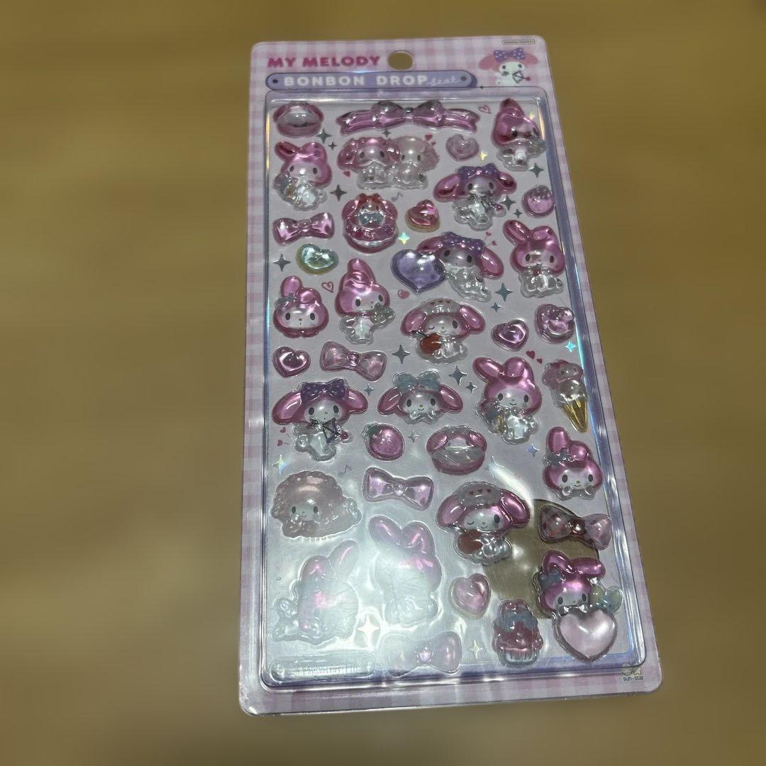 【正規品】サンリオ第二弾　ボンボンドロップシール 6種
