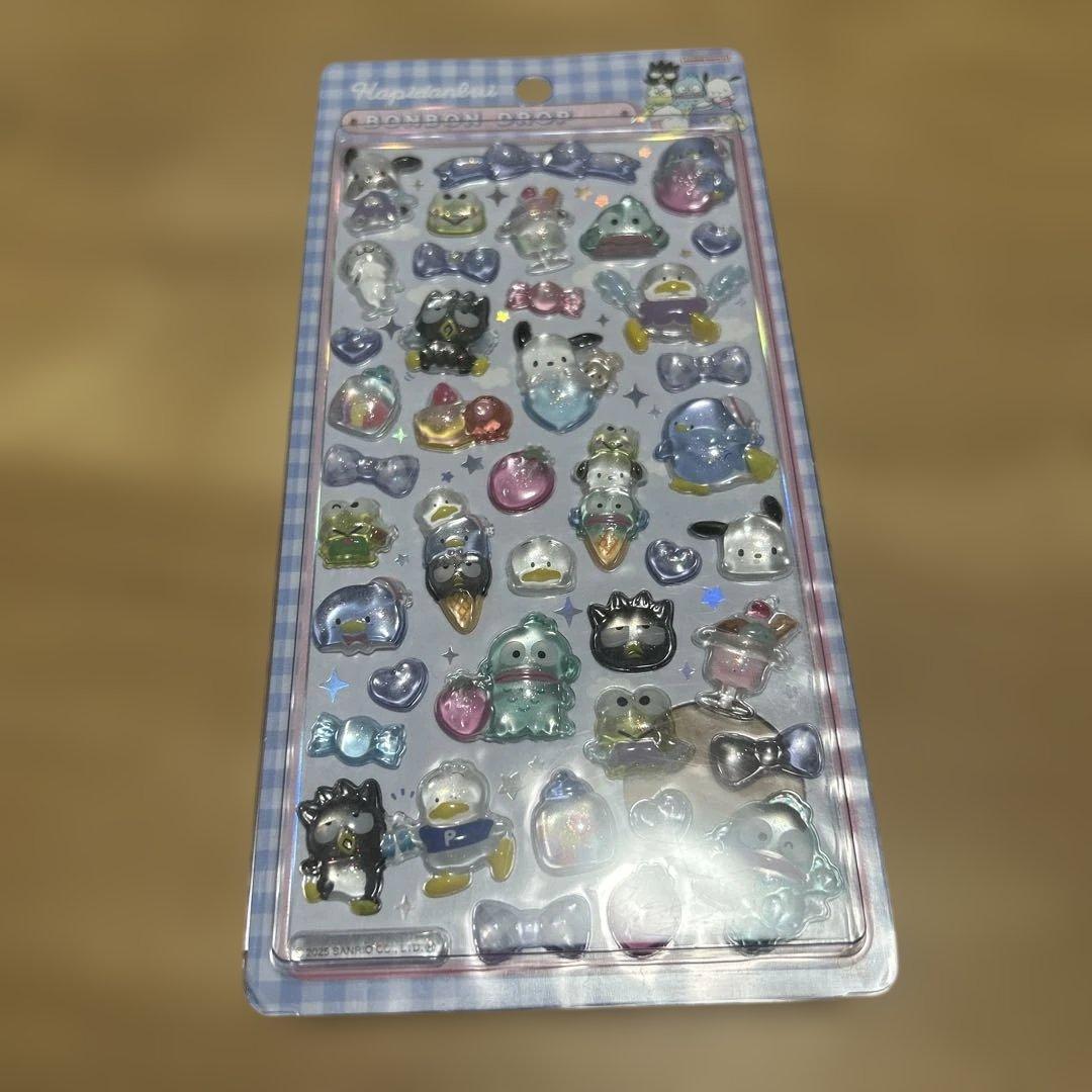 【正規品】サンリオ第二弾　ボンボンドロップシール 6種