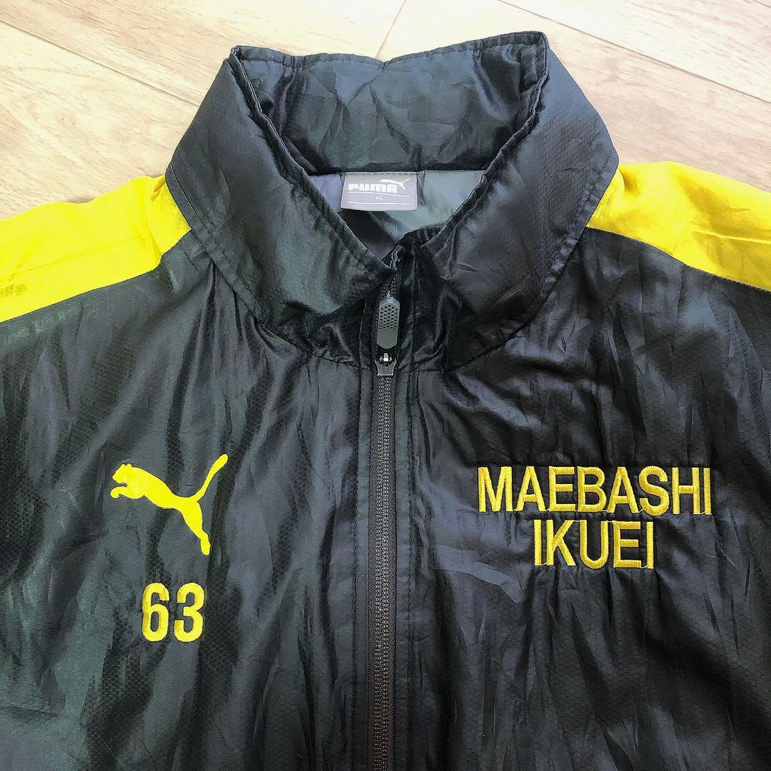 PUMA 前橋育英 サッカー ウォーマー ジャケットのみ 黒 XL
