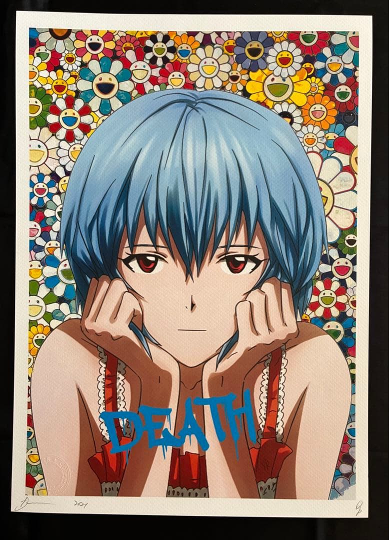 ⌘世界限定100枚⌘ DEATH NYC 現代アート ポスター EV02
