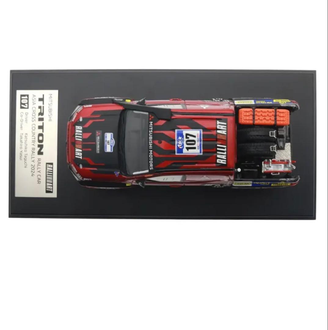 新品★トライトンラリーカー 1/43モデルカー　三菱自動車