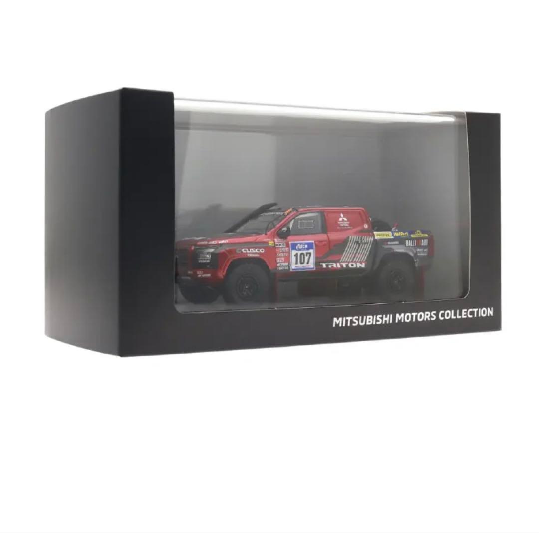 新品★トライトンラリーカー 1/43モデルカー　三菱自動車