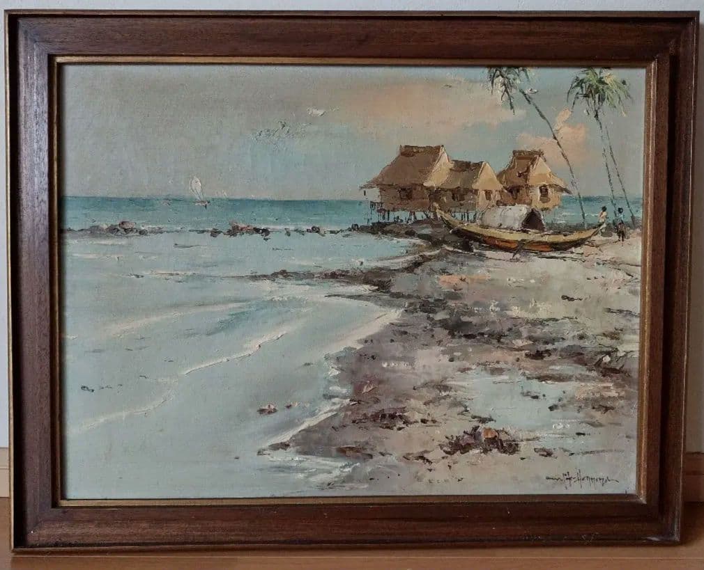 風景画　海辺