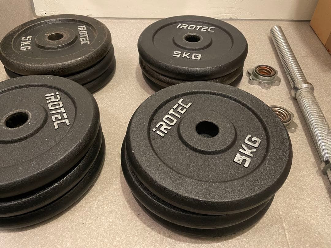 irotec ダンベル　63kg ② 超ロングシャフト