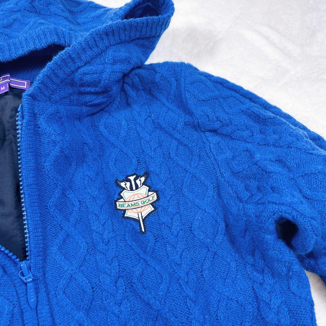 BEAMS GOLF ビームスゴルフ パーカー　ジップ　 裏地付き ゴルフウェア