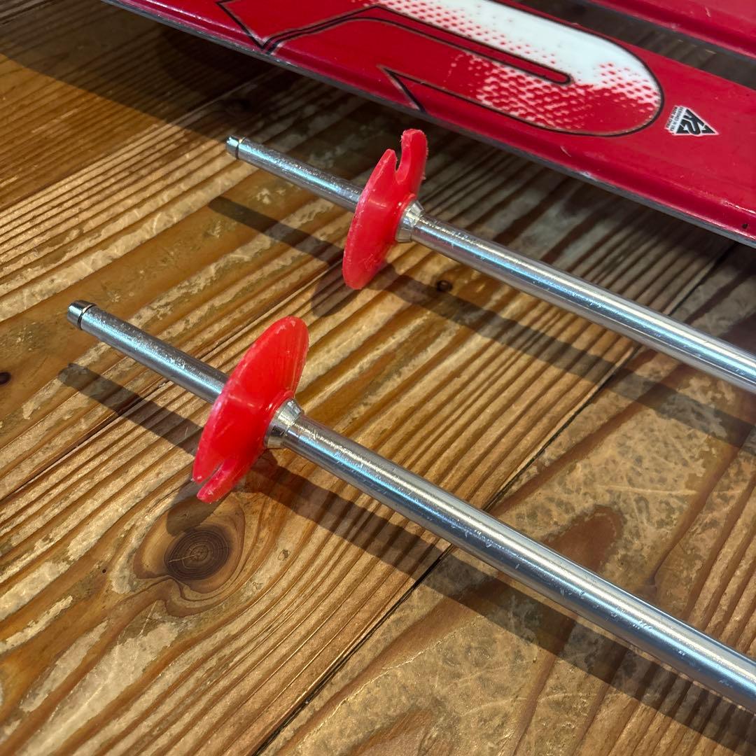K2 スキーセット 赤と黒