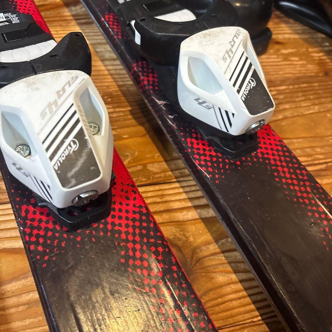 K2 スキーセット 赤と黒