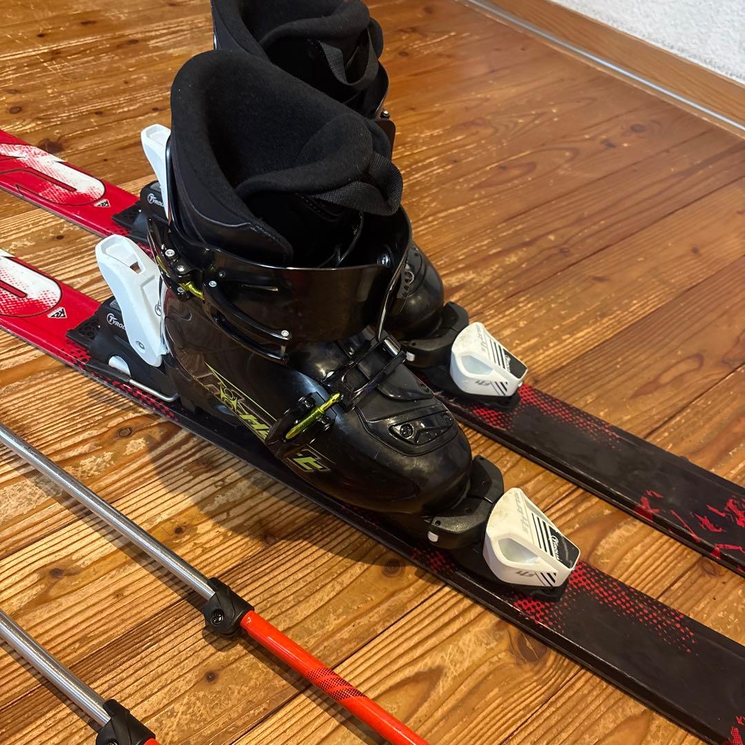 K2 スキーセット 赤と黒