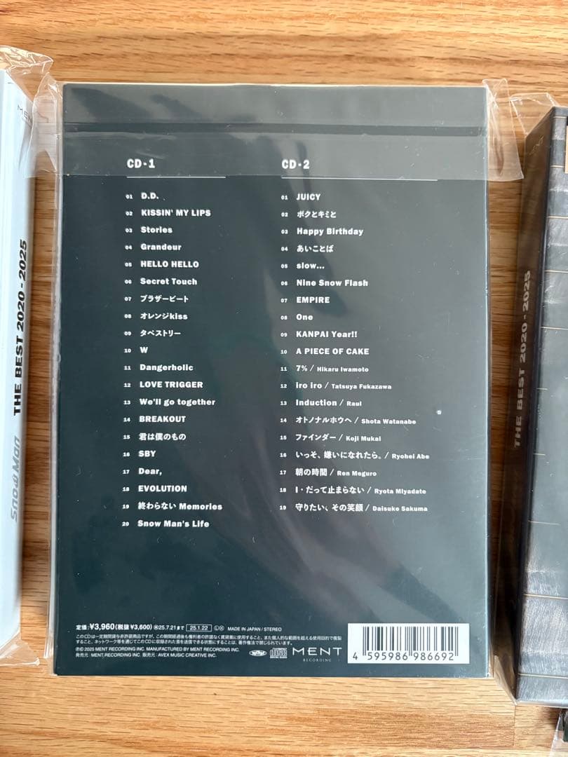 アイドル THE BEST 2020-2025 CD+DVD