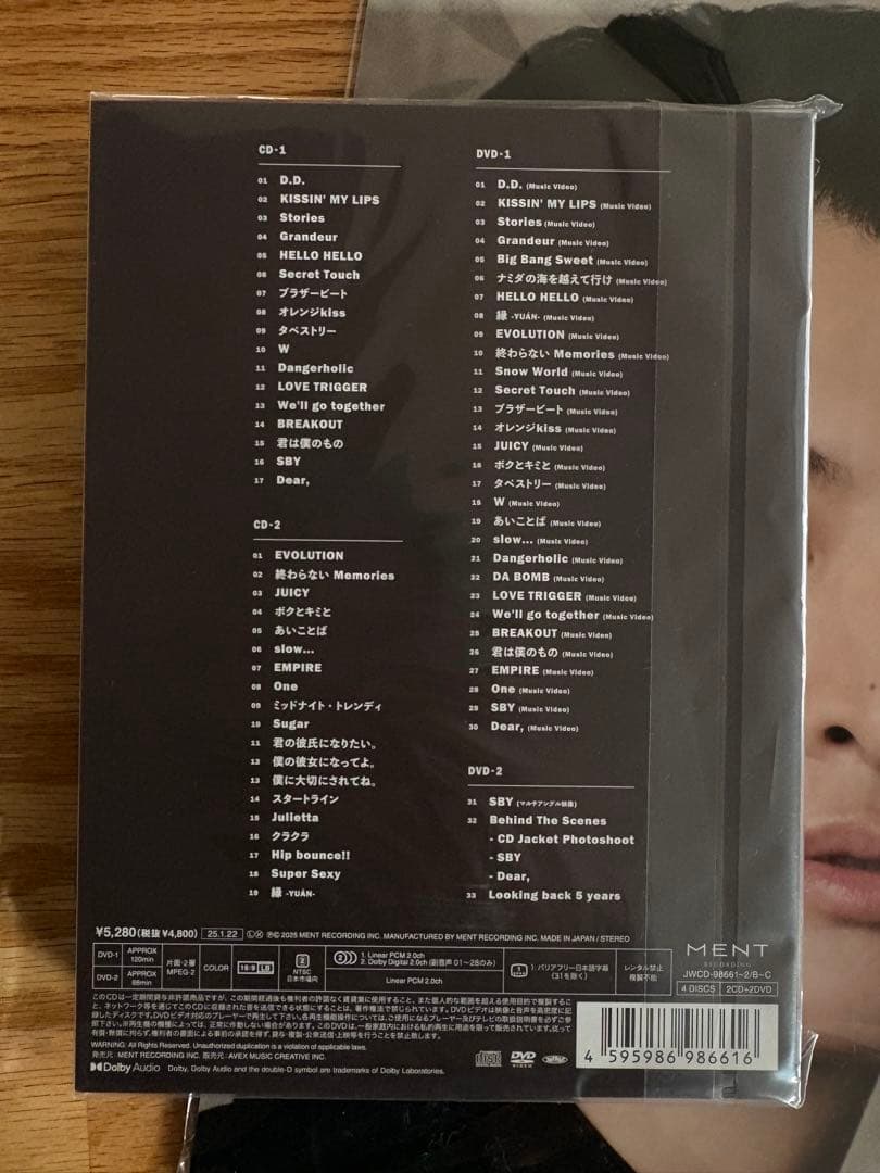 アイドル THE BEST 2020-2025 CD+DVD