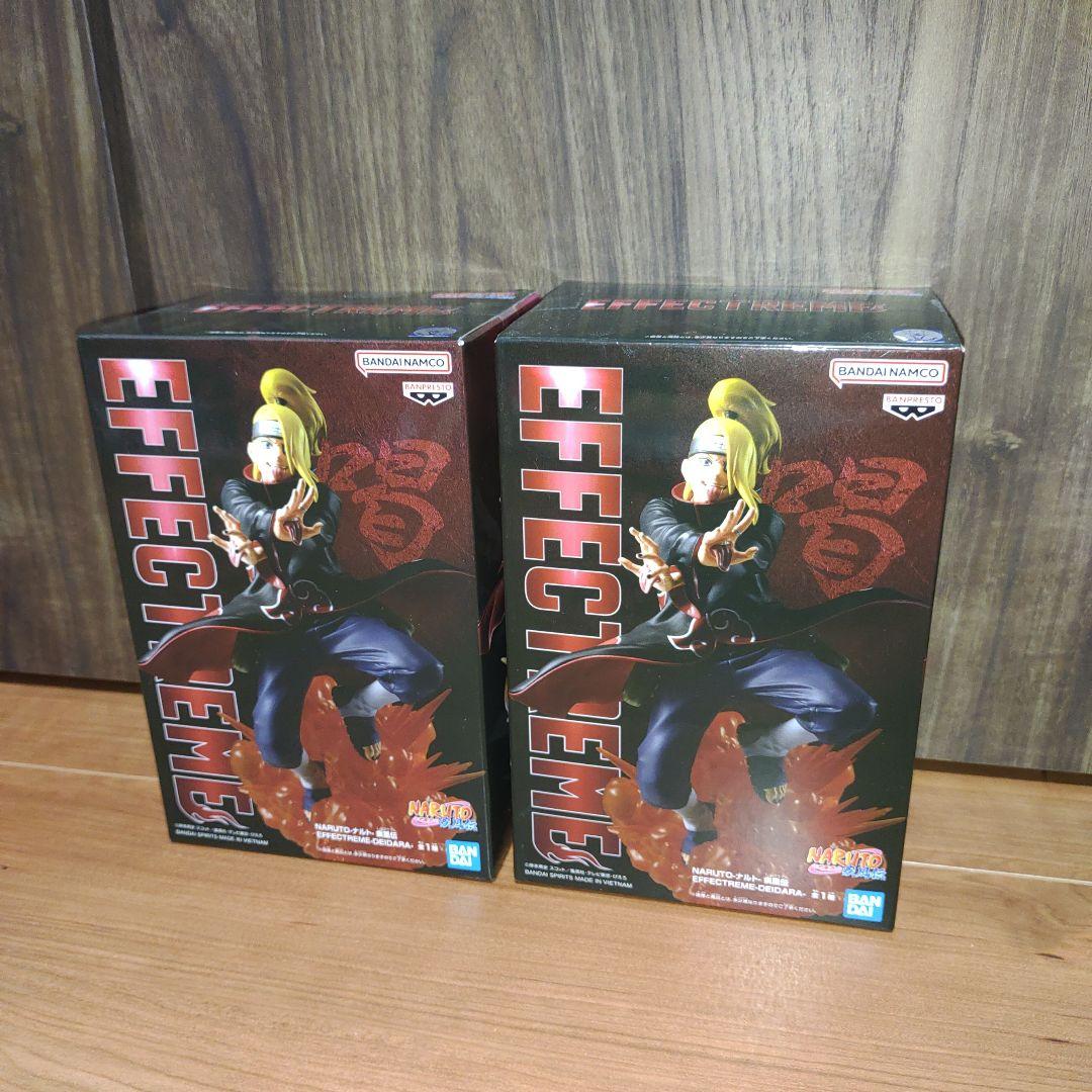 NARUTO　疾風伝 EFFECTREME デイダラ フィギュア　４個セット