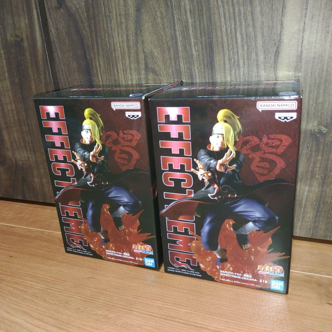 NARUTO　疾風伝 EFFECTREME デイダラ フィギュア　４個セット