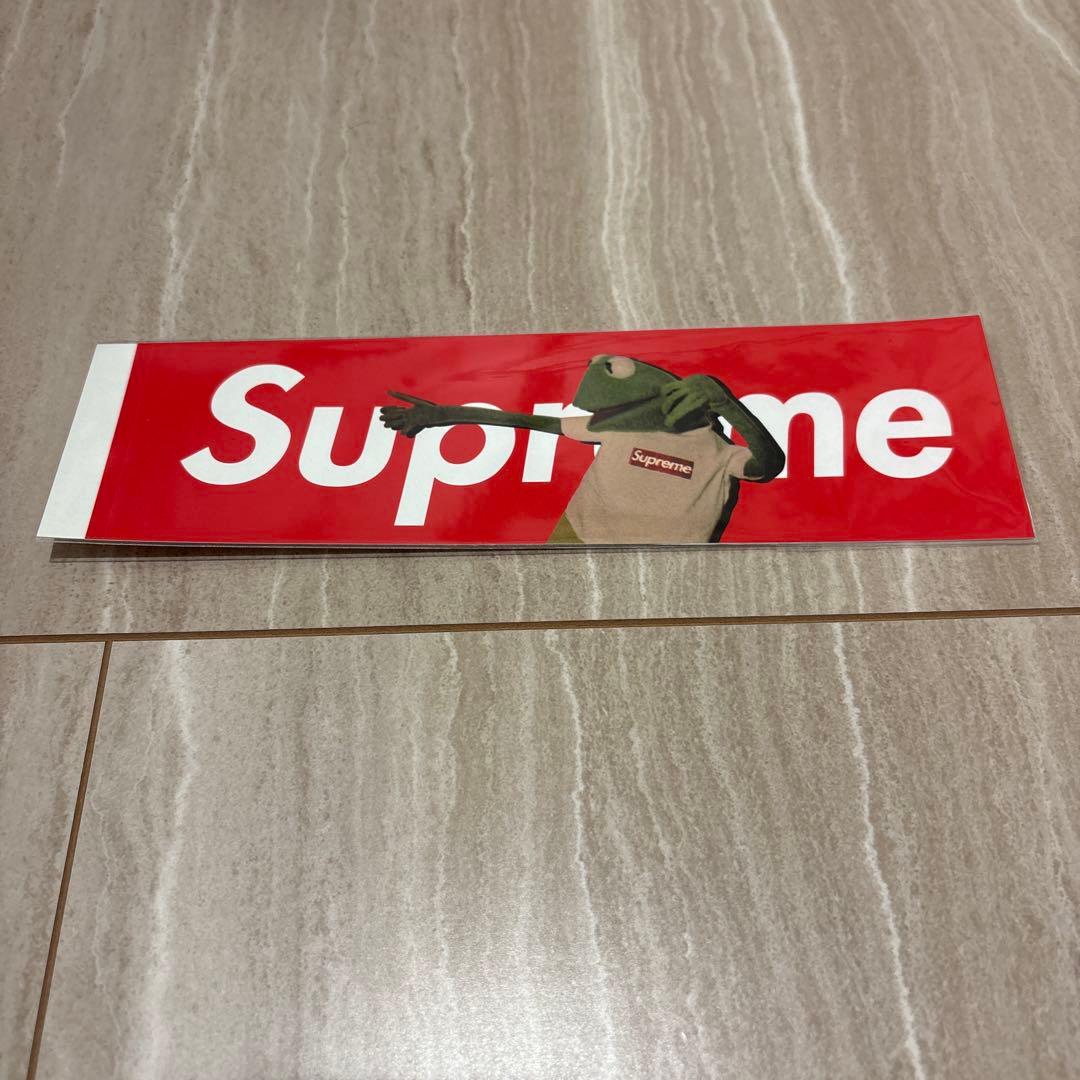レア Supreme ボックスロゴ BOX LOGO ステッカー カーミット