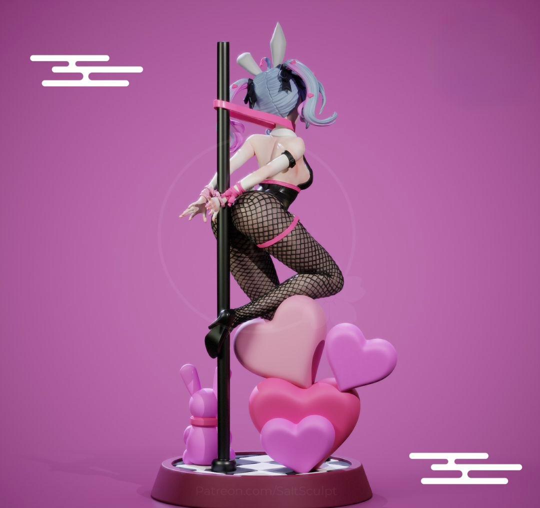 初音ミク　バニー　ガレージキット　フィギュア　美女　美少女　1/7 未塗装未組立