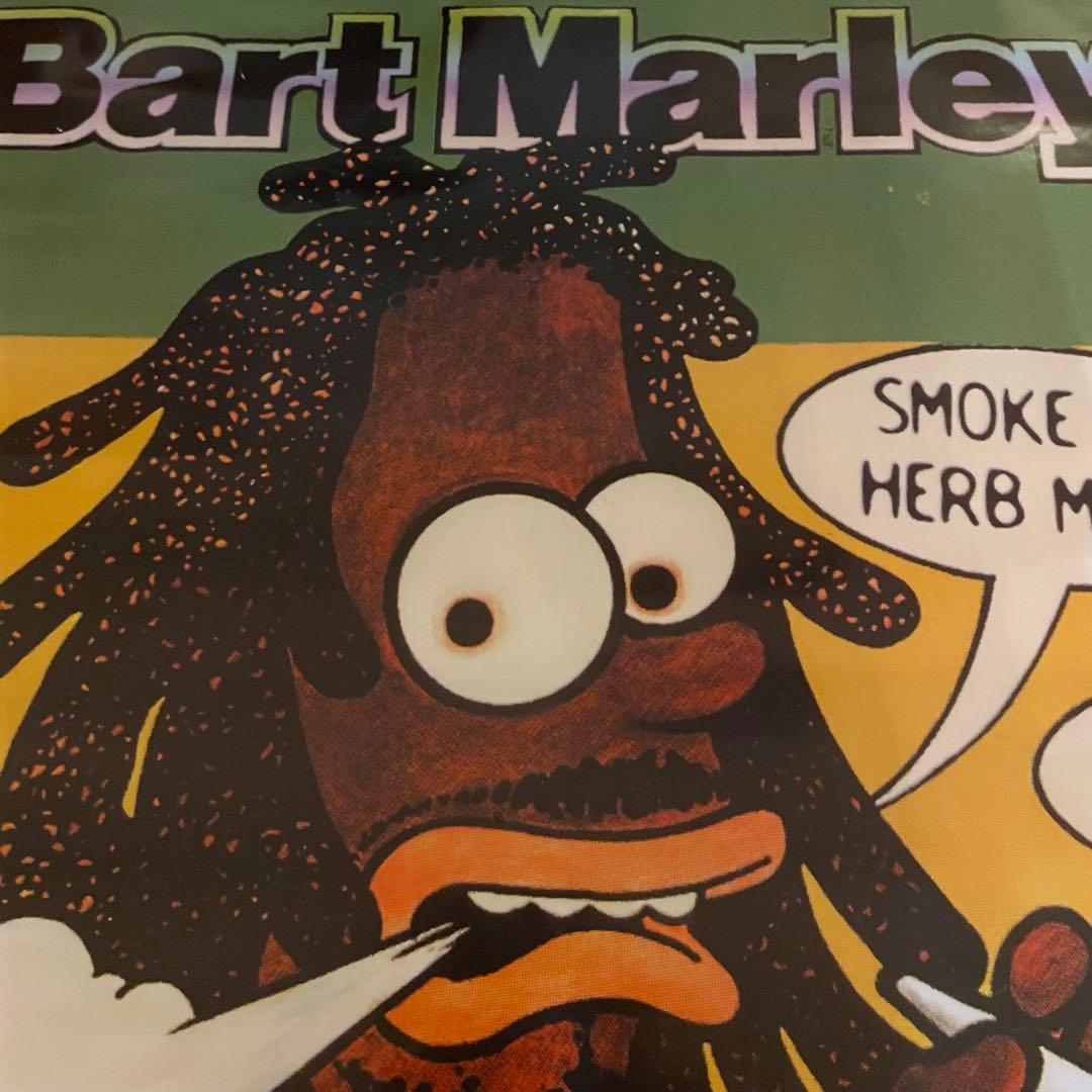 90s デッドストックbart marley 大判ポスター