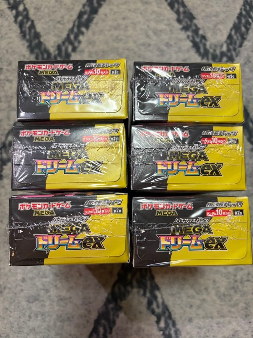 ポケモンカード MEGA ドリームEX 6BOX 新品未開封シュリンク付き