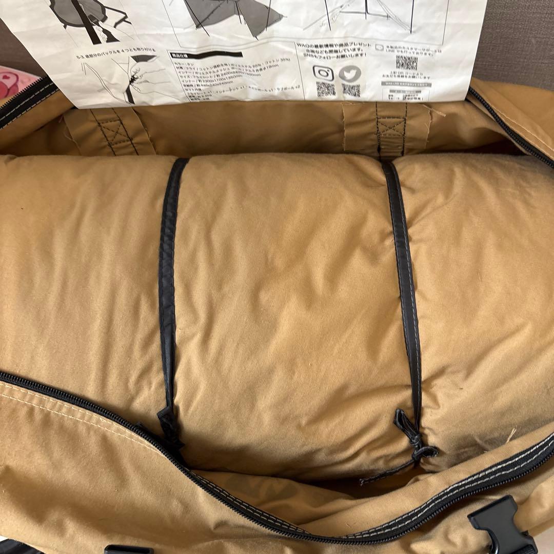 WAQ Alpha T/C ティピテント　ソロキャンプ　コンパクト　アウトドア