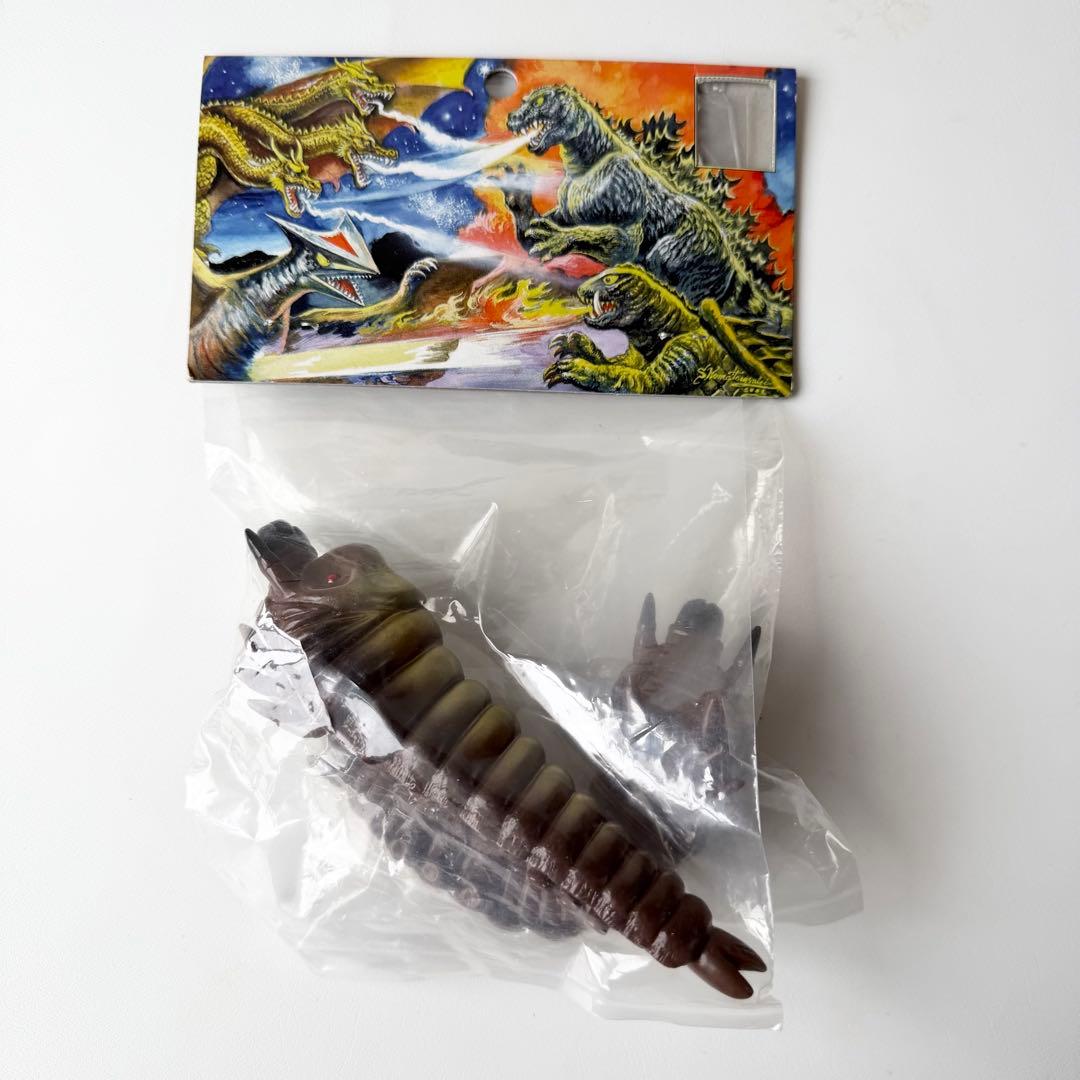 マーミット　世紀の大怪獣　ビニパラベビー　モスラ幼虫セット　ソフビ　フィギュア