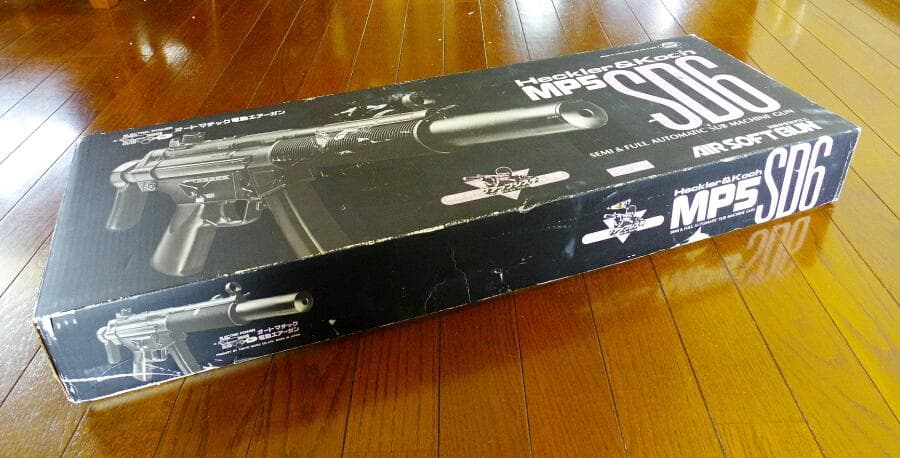 東京マルイ H&K MP5 SD5 200連射マガジン付き