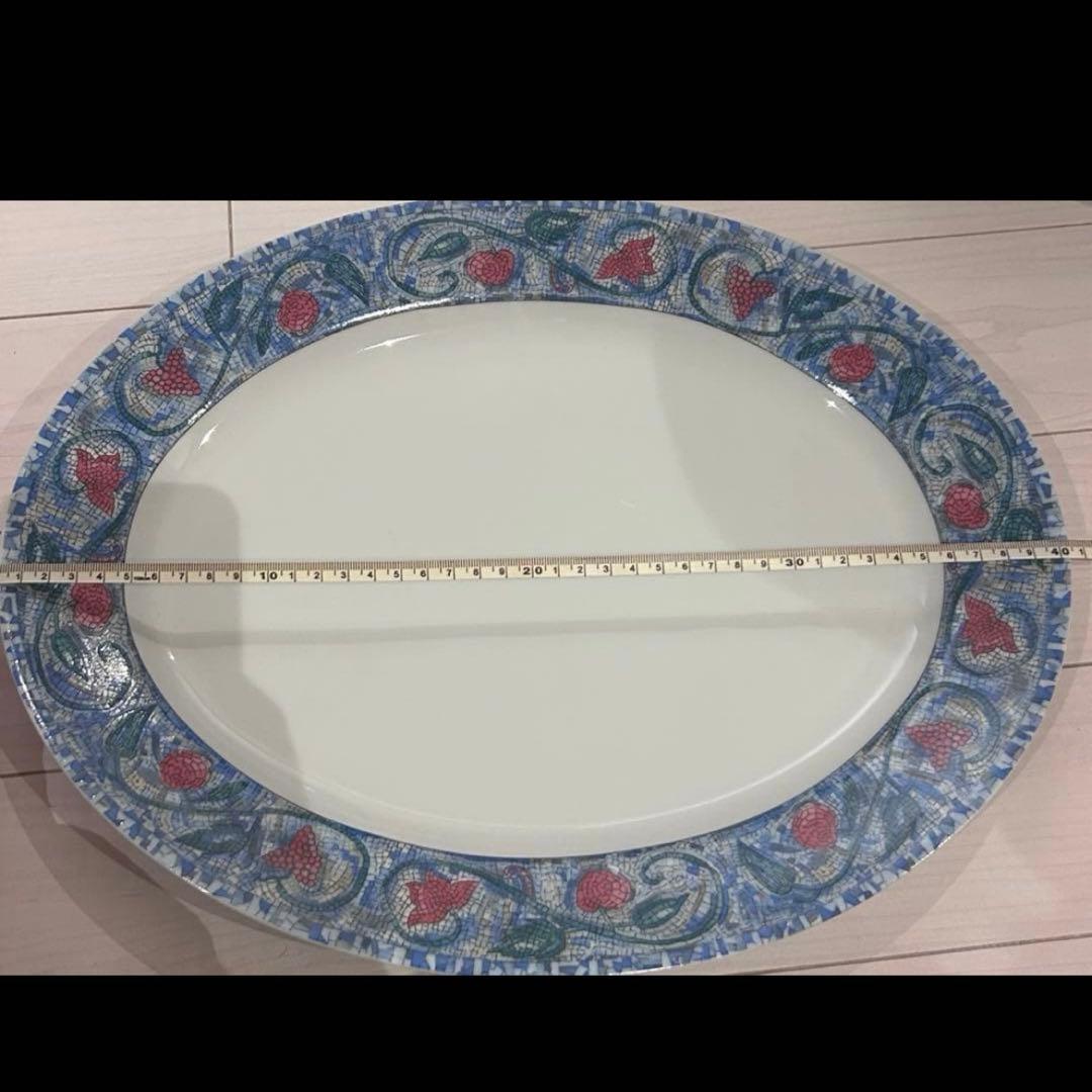 アビランド リモージュ　フルーツモザイク オーバル大皿 40cm 未使用 希少