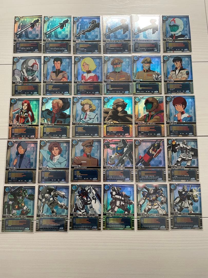 ガンダムカードビルダー　連邦　ジオン　まとめ売り
