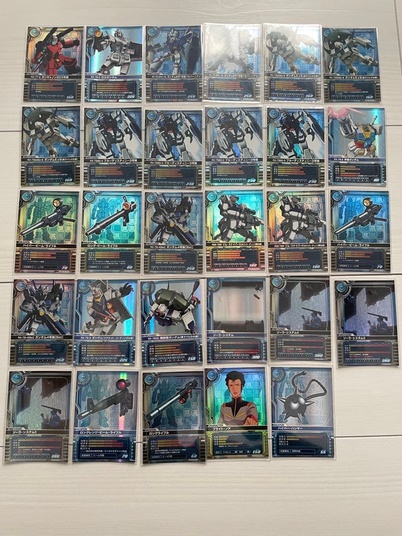 ガンダムカードビルダー　連邦　ジオン　まとめ売り