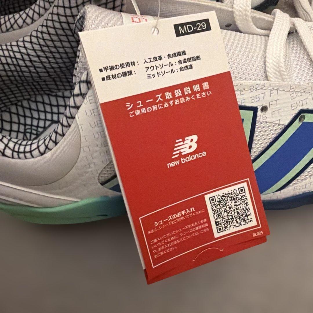 new balance 28cm 野球 スパイク スニーカー 2E 青 新品