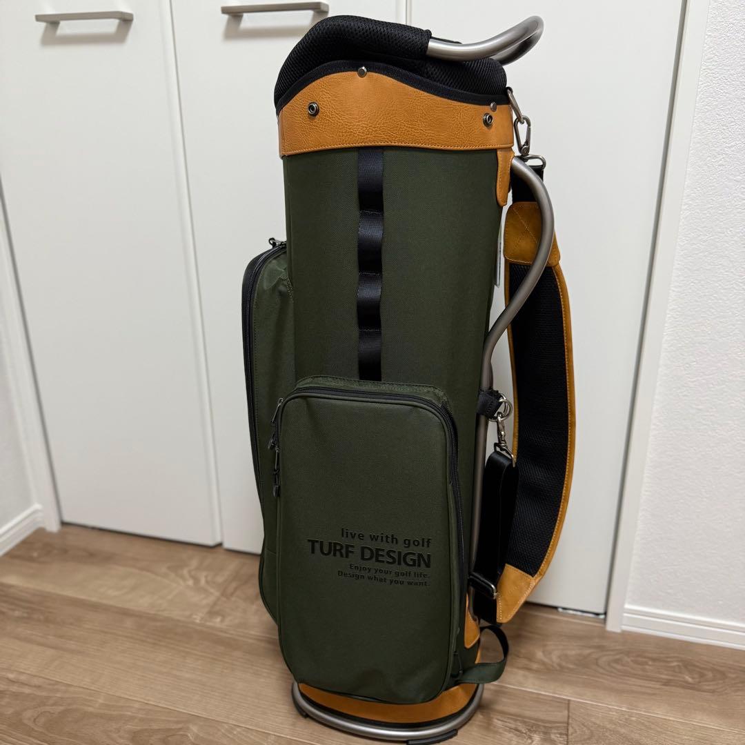 週末SALE 未使用 TURF DESIGN TDCB-BE70 キャディバッグ