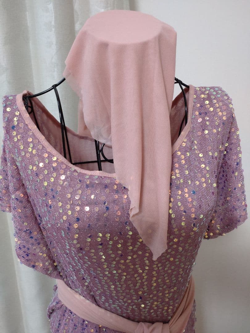 ベリーダンス　3点セット　サイーディ　バラディ　ドレス　スパンコール