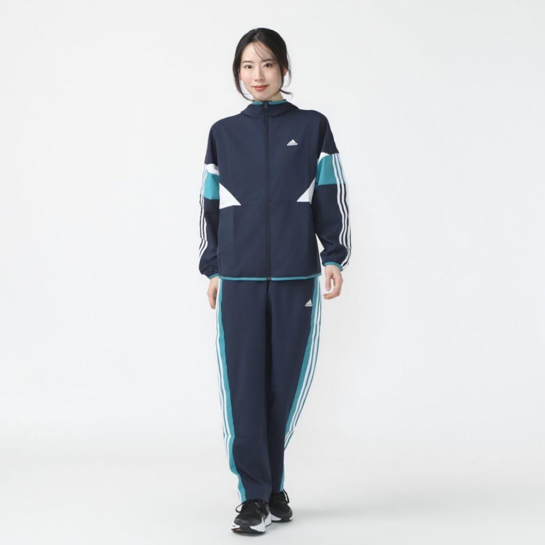 新品　アディダス　クロスジャージ 上下セット　セットアップ　レディース　L