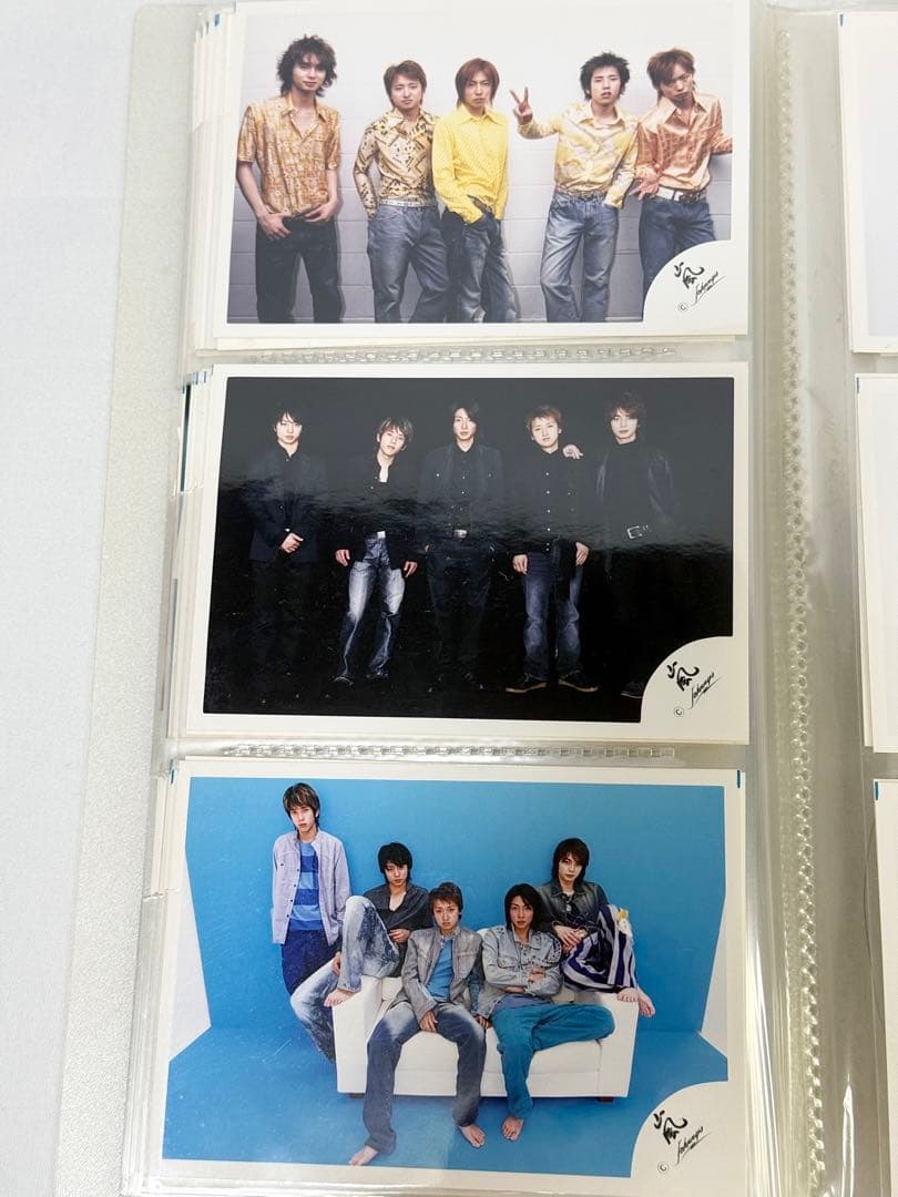 【希少品】嵐　公式写真　旧嵐ロゴ　デビュー初期　ARASHI