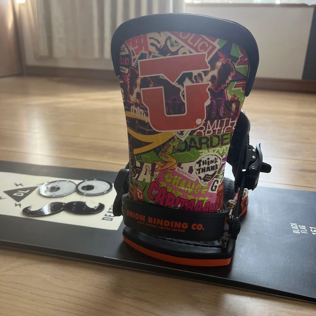 スノーボード　ビンディング　リュック式カバー　デスレーベル ユニオン バートン