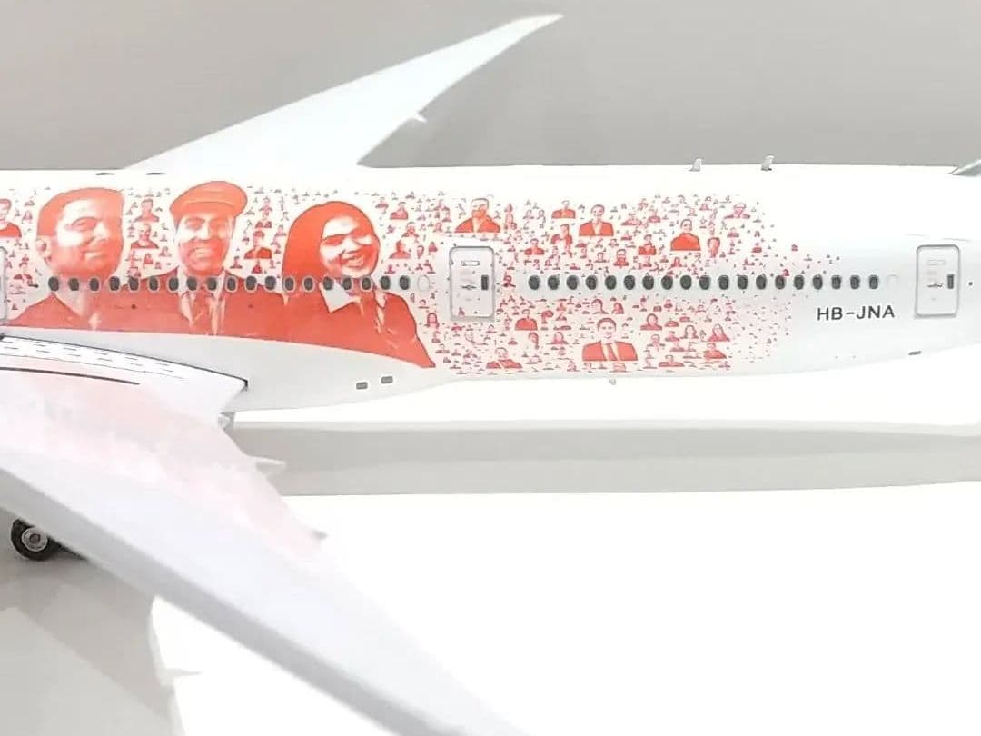 スイス航空 ボーイング777 特別塗装 1/400