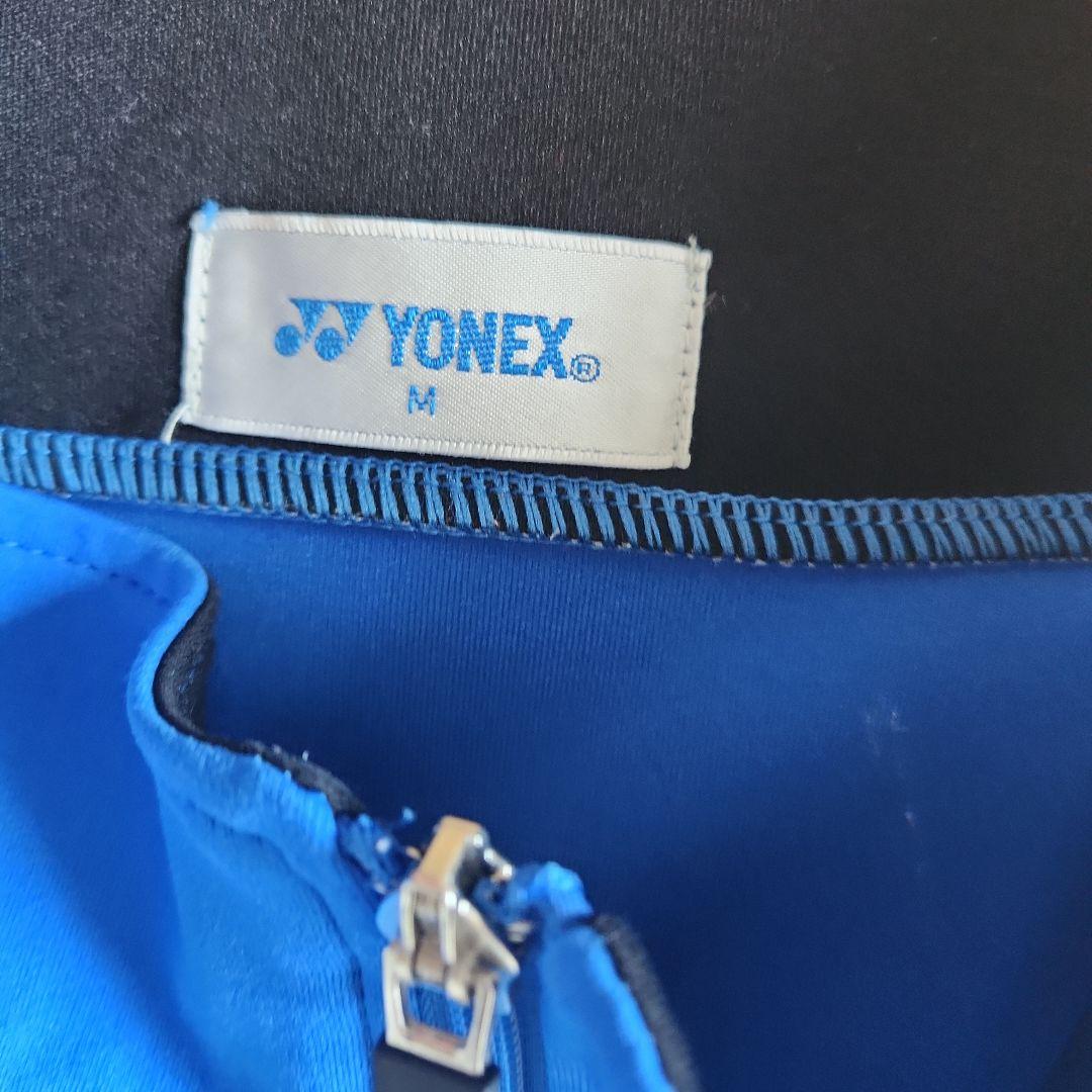 YONEX フルジップジャケット M 青