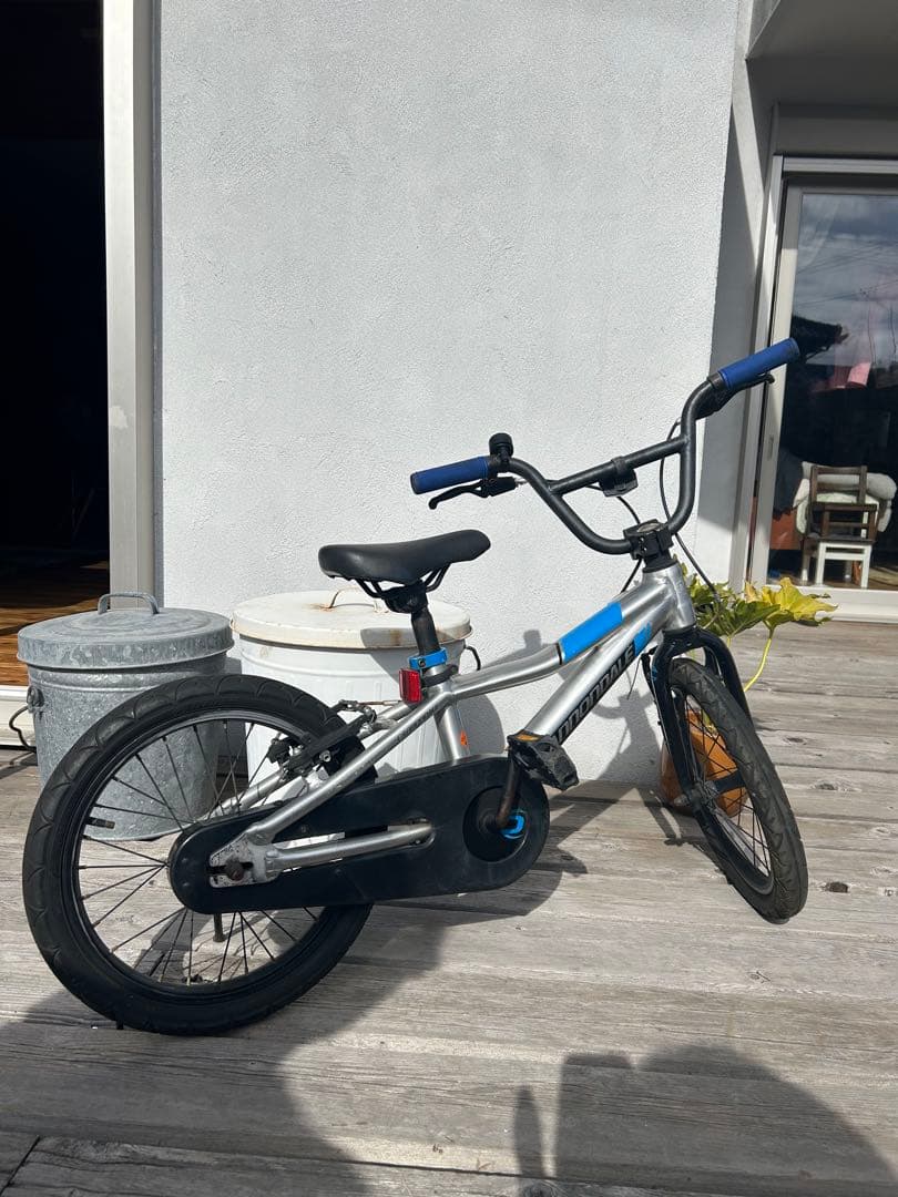 Cannondale キッズバイク シルバー/ブルー　16